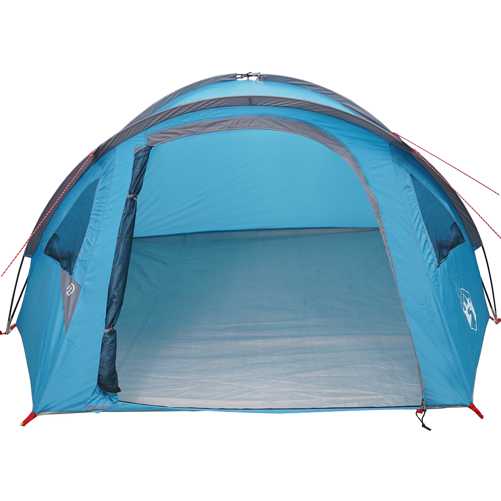 Camping Telt med tak Blå 308 x 268 x 130 cm Polyester