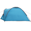 Camping Telt med tak Blå 308 x 268 x 130 cm Polyester