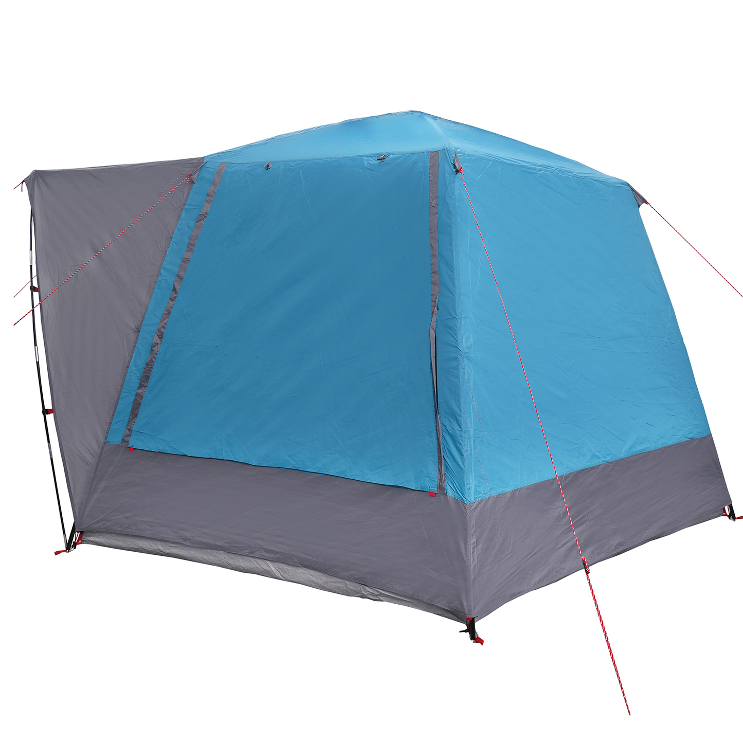 Camping Telt Hytte med tak Blå 420 x 420 x 227 cm Polyester