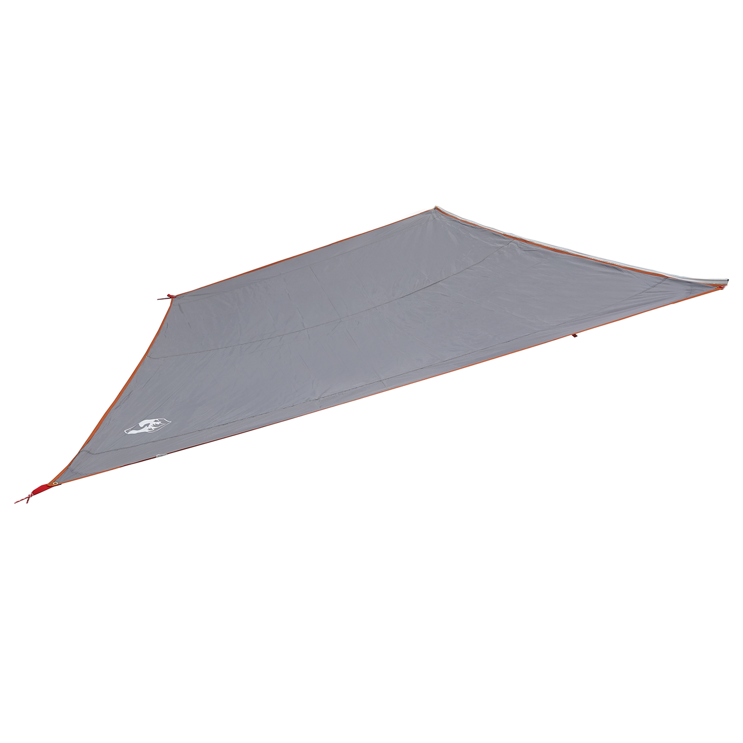 Vannavstøtende tarp person 240 x 350 cm Vanntett Grå og Oransje