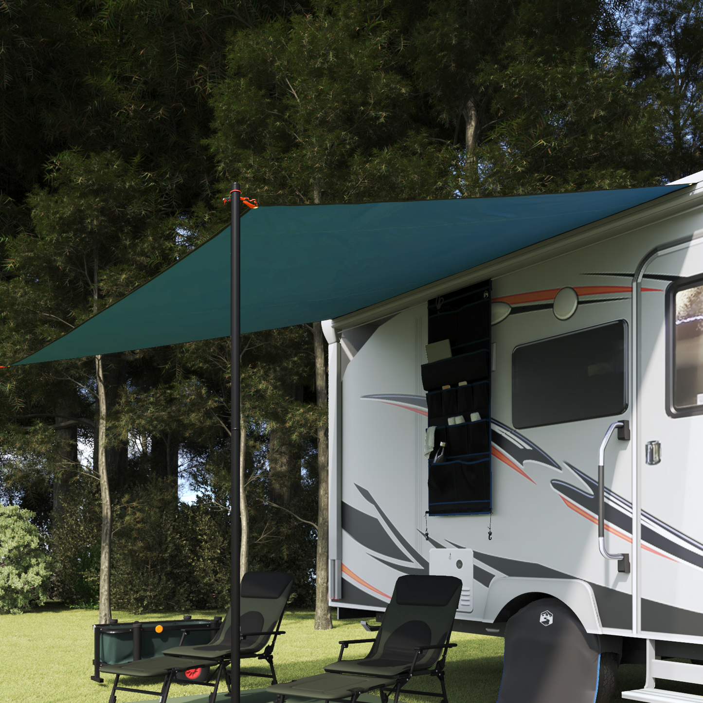 Vannavvisende Tarp med tak 240 x 300 cm
