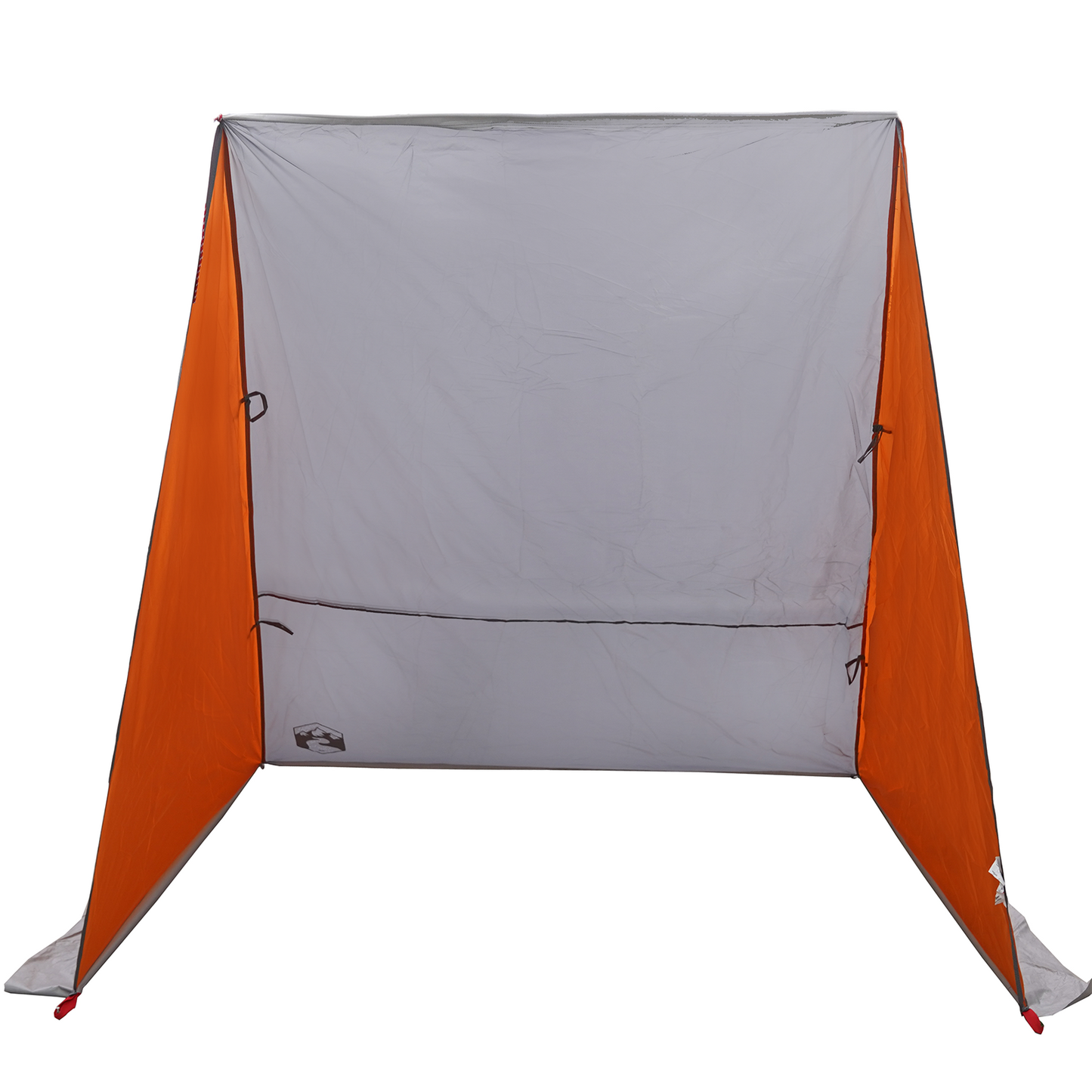 Bakluketelt med tak Grå og Oransje 190 x 150 x 185 cm taft