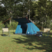 Camping Telt med tak med lagring Blå 282 x 225 x 154 cm taft