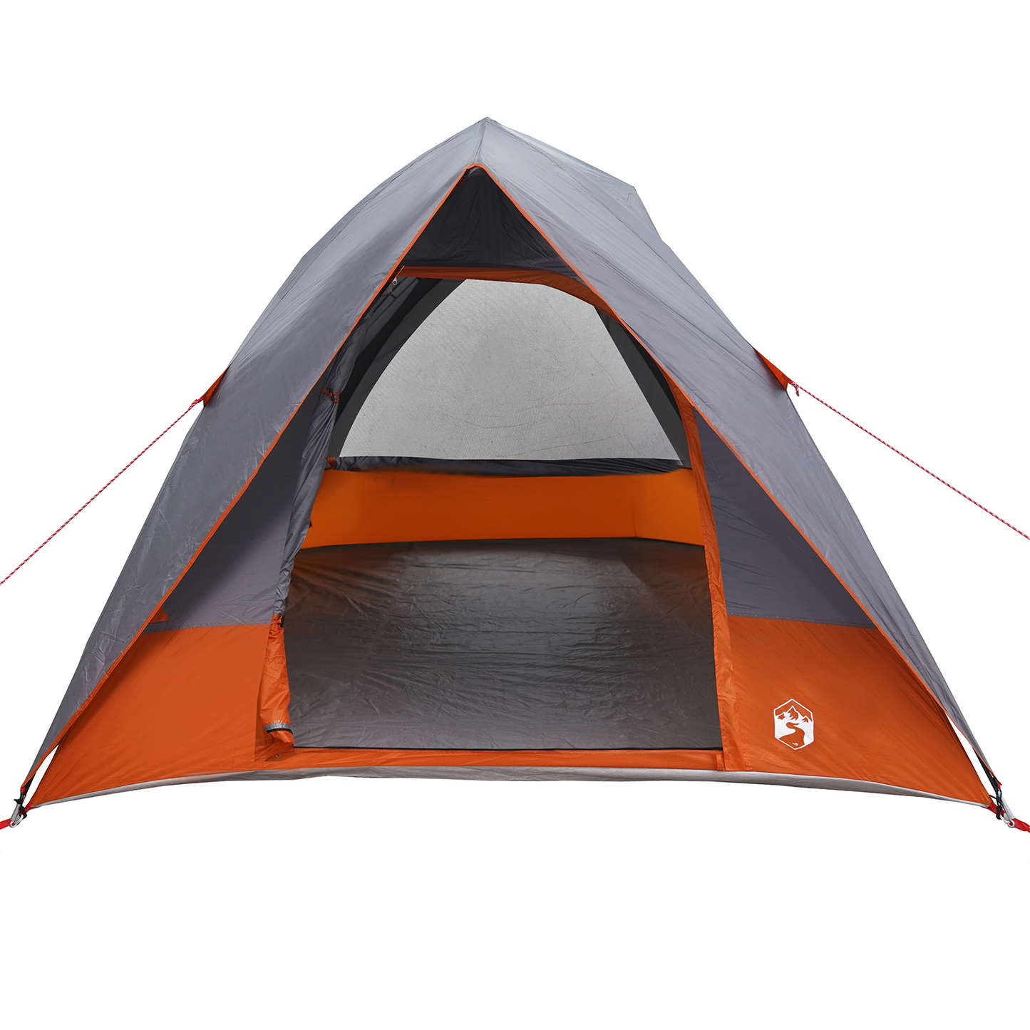 Camping Telt med tak Grå og Oransje 320 x 275 x 190 cm taft