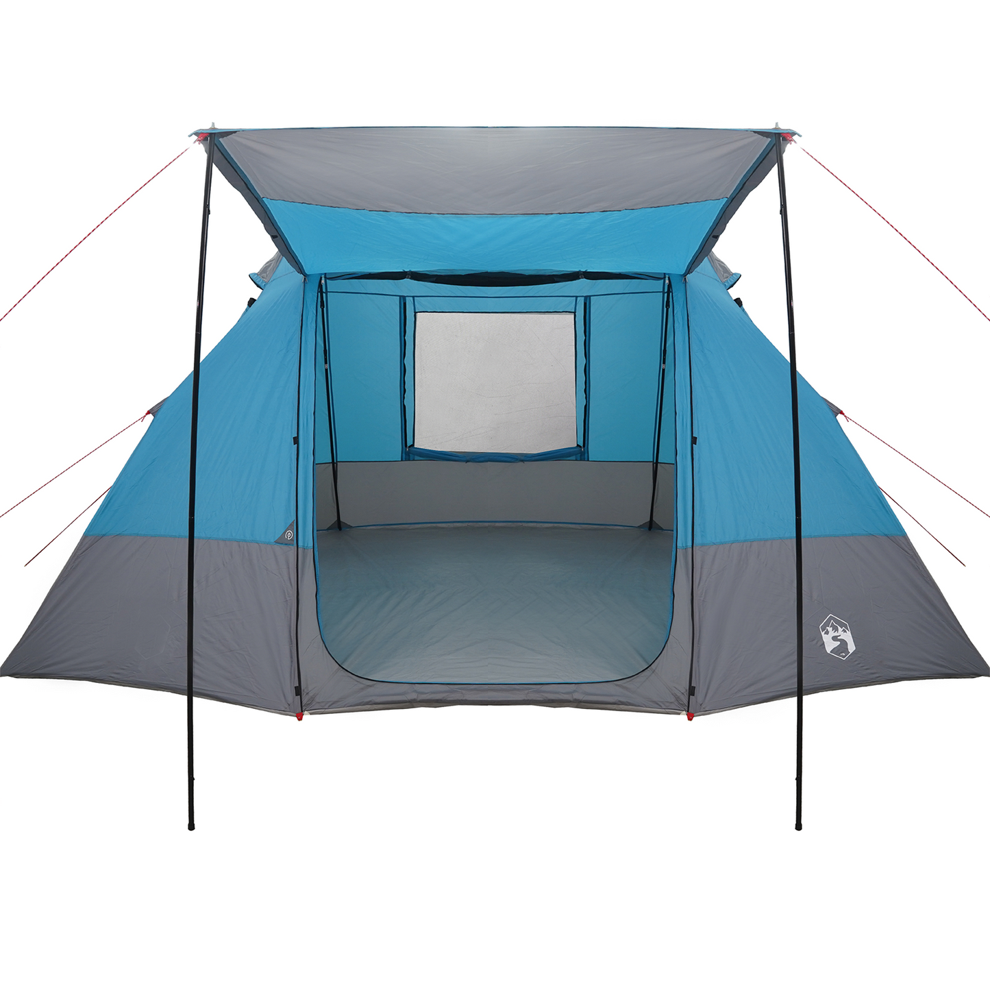 Camping Telt med tak med lagring Blå 482 x 360 x 227 cm taft