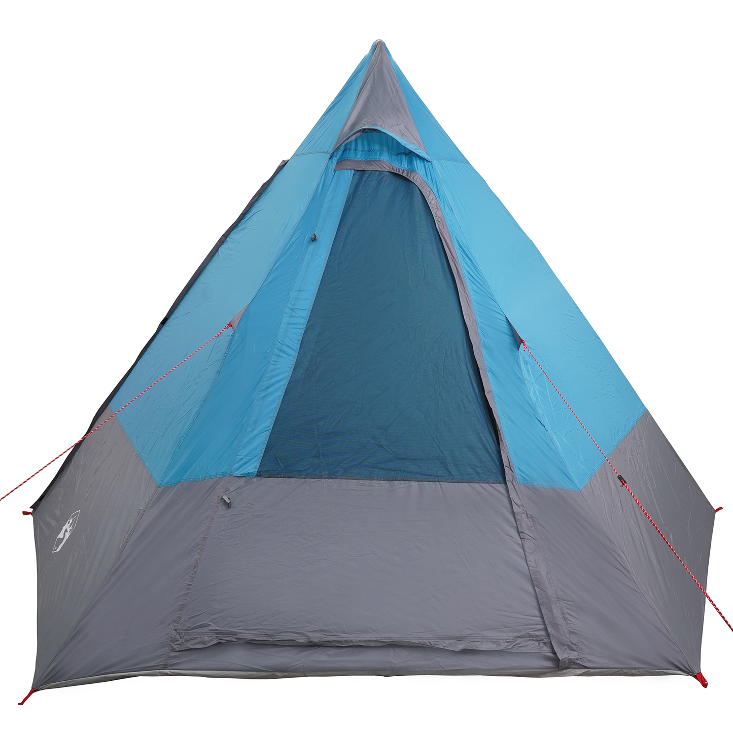 Camping Telt med tak med lagring Blå 482 x 360 x 227 cm taft