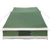Camping Telt grønn 223 x 163 x 130 cm Polyester