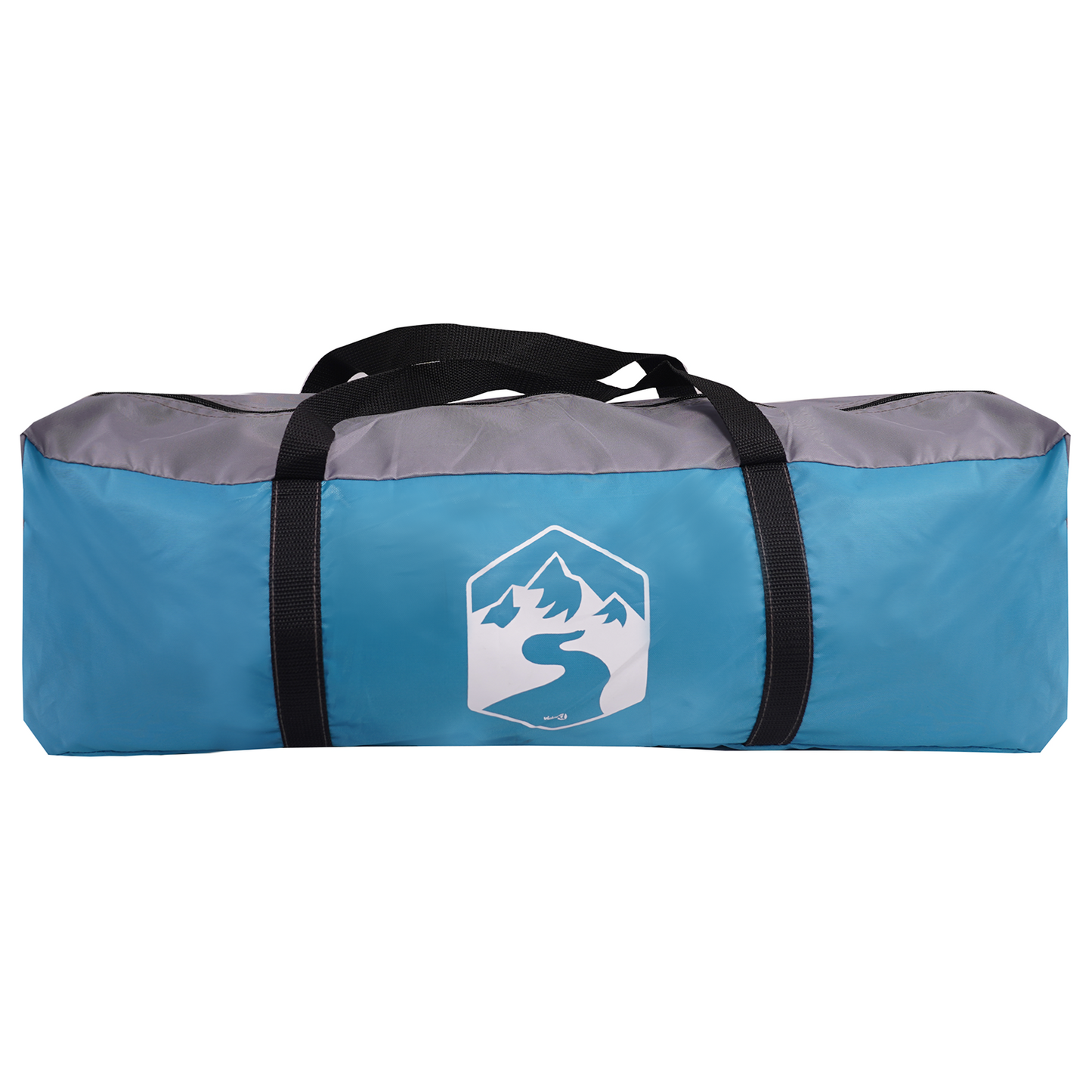 Camping Telt med tak med lagring Blå 275 x 230 x 140 cm taft