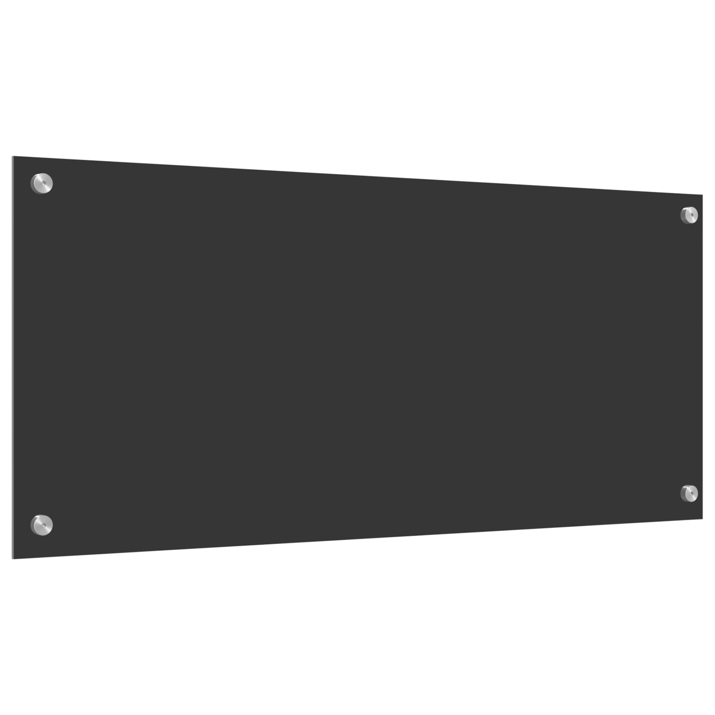 Kjøkkenbenkplate Mørkegrå 90 x 40 cm herdet glass