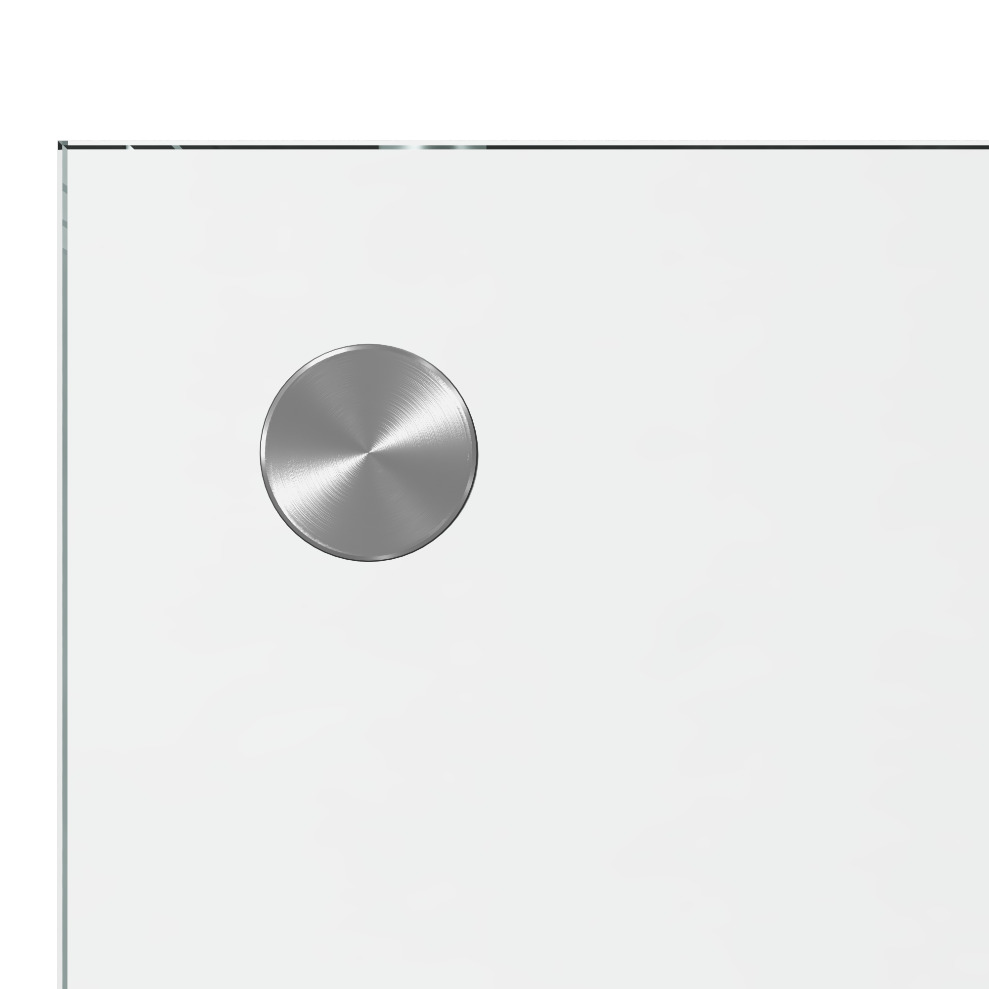 Kjøkkenbakplate Gjennomsiktig 120 x 60 x 0.6 cm herdet glass
