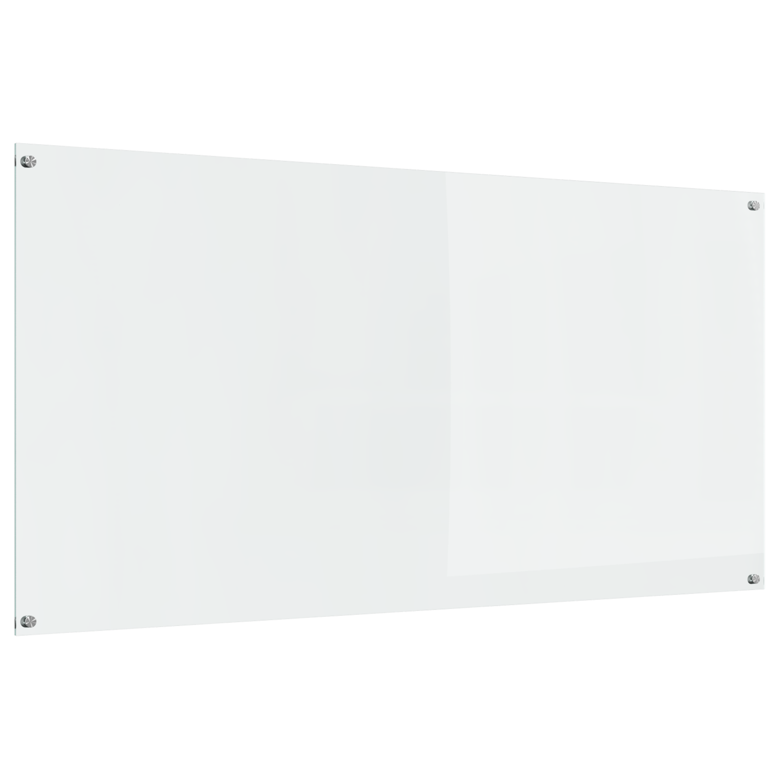 Kjøkkenbakplate Gjennomsiktig 120 x 60 x 0.6 cm herdet glass