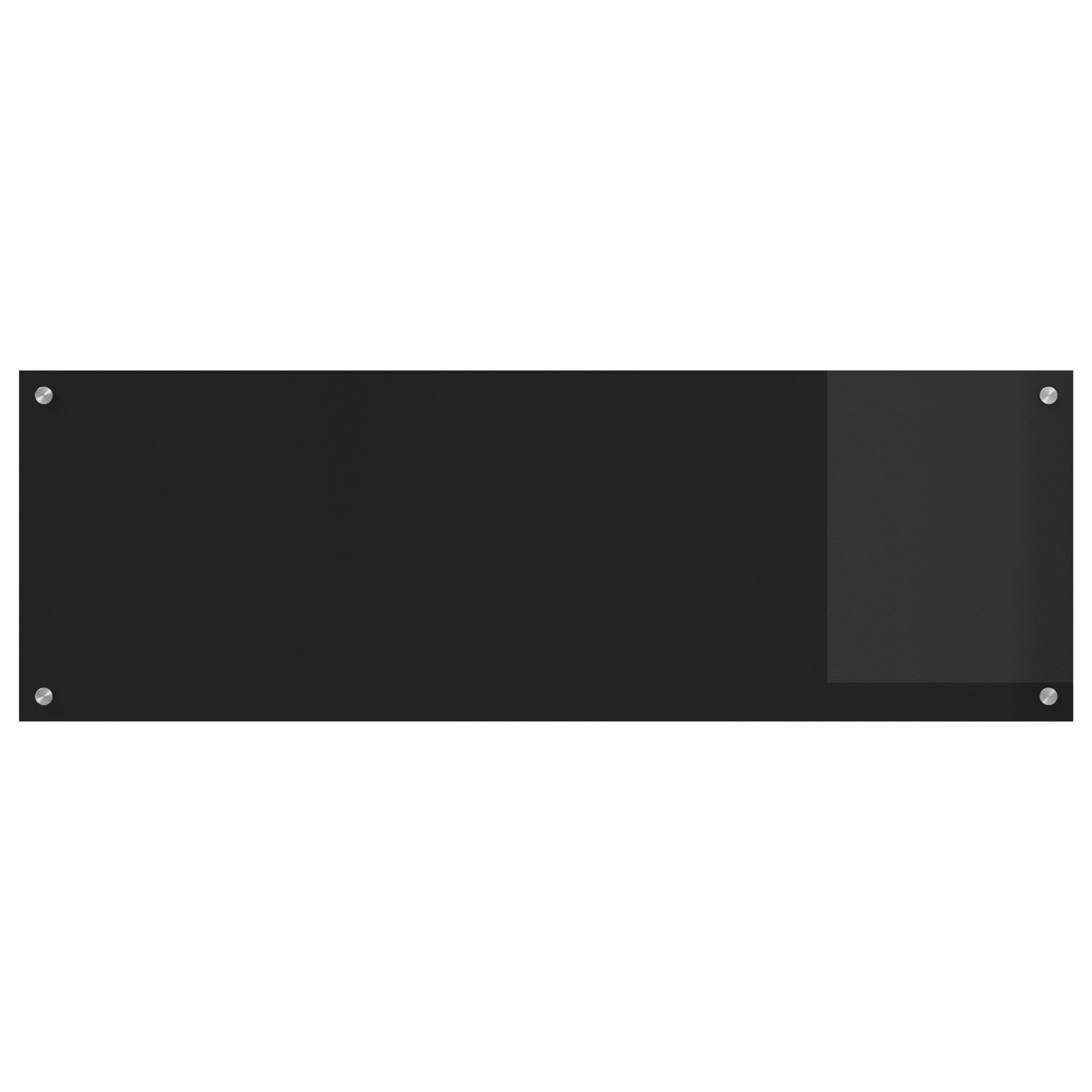 Kjøkkenbakplate Svart 120 x 40 x 0.6 cm herdet glass