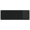 Kjøkkenbakplate Svart 120 x 40 x 0.6 cm herdet glass