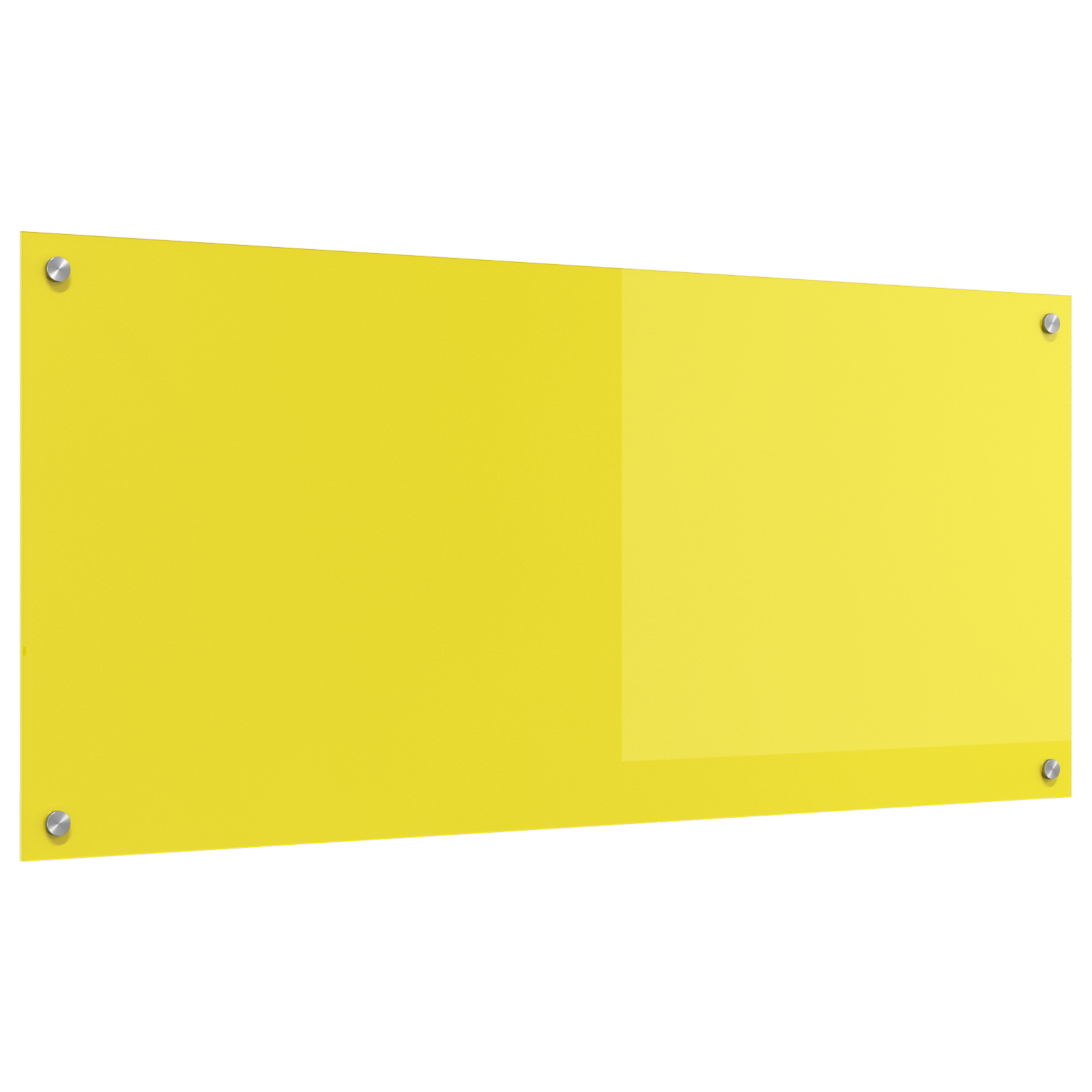 Kjøkkenbakplate Gul 110 x 50 x 0.6 cm herdet glass