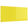 Kjøkkenbakplate Gul 110 x 50 x 0.6 cm herdet glass