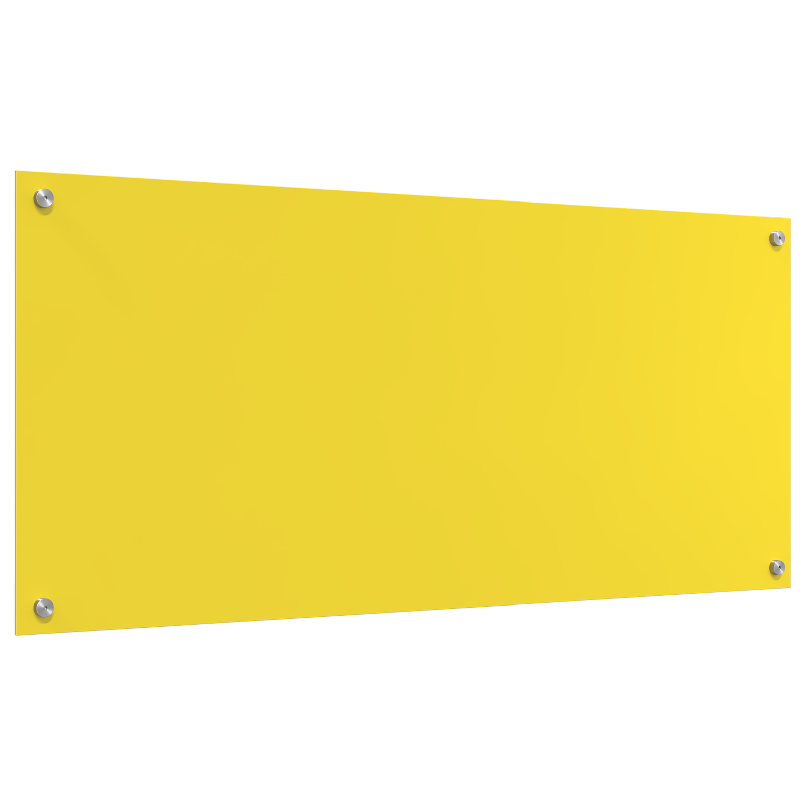 Kjøkkenbakplate Gul 110 x 50 x 0.6 cm herdet glass