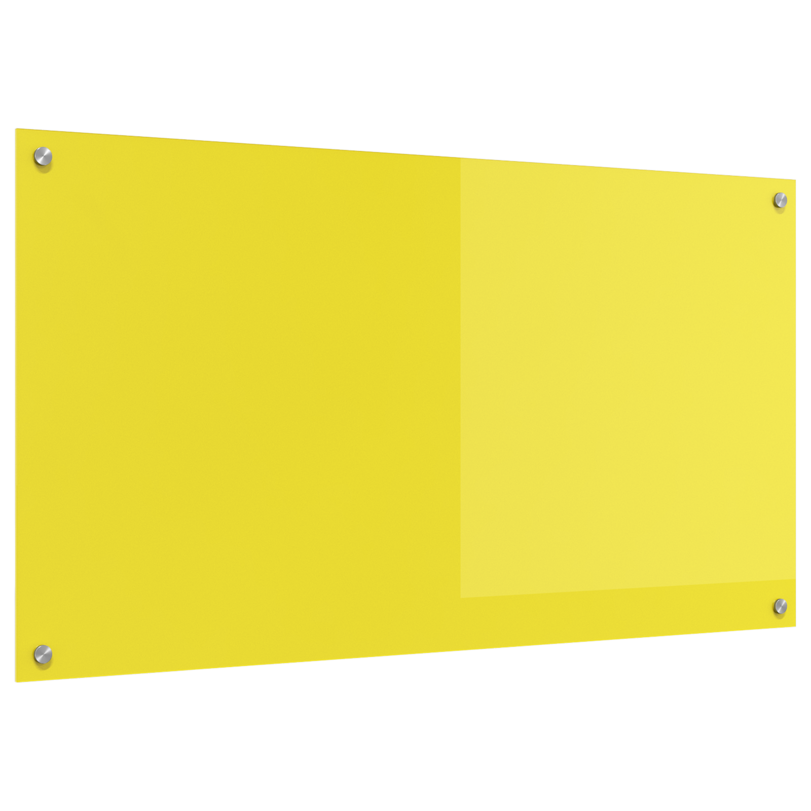 Kjøkkenbakplate Gul 110 x 60 x 0.6 cm herdet glass