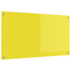 Kjøkkenbakplate Gul 110 x 60 x 0.6 cm herdet glass