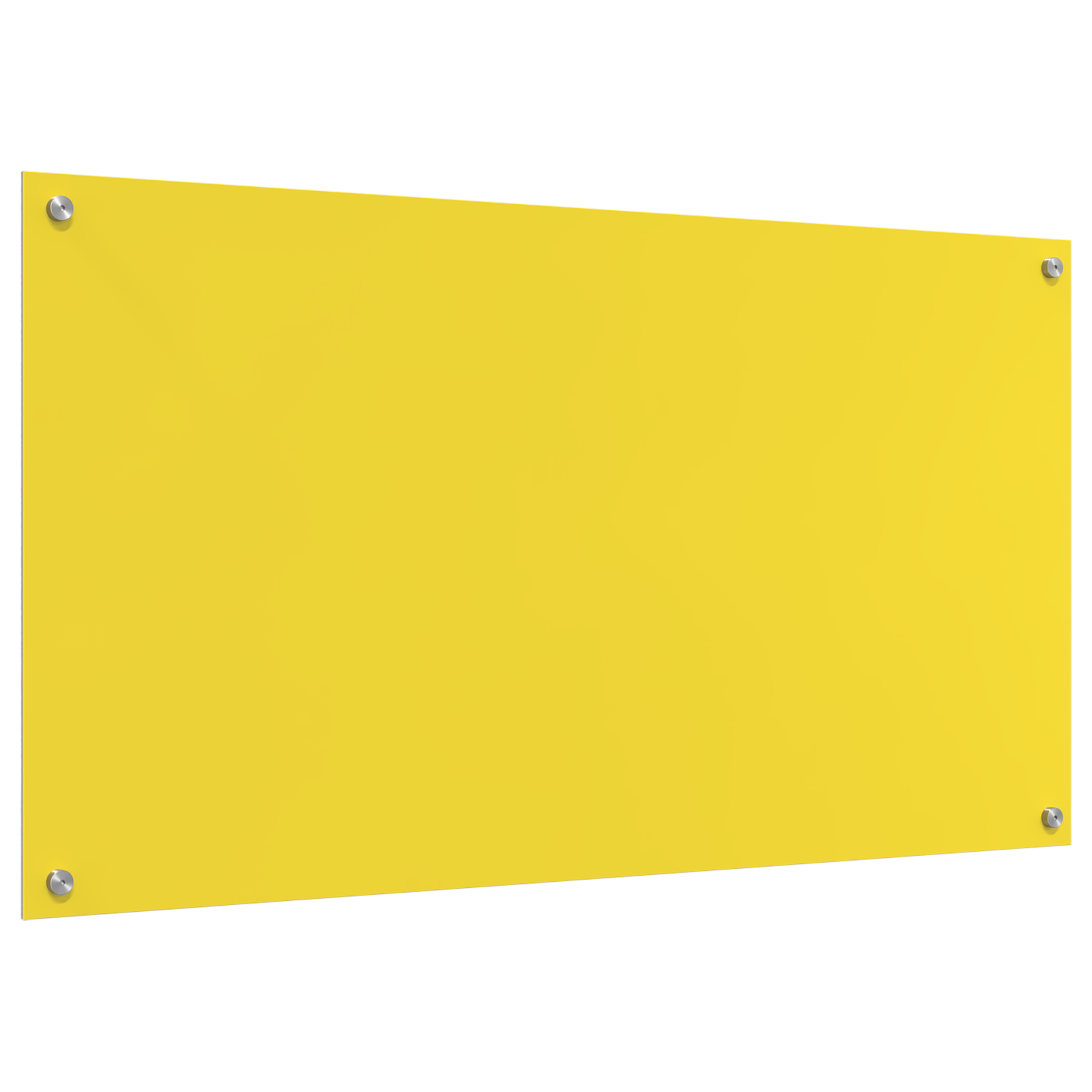 Kjøkkenbakplate Gul 110 x 60 x 0.6 cm herdet glass