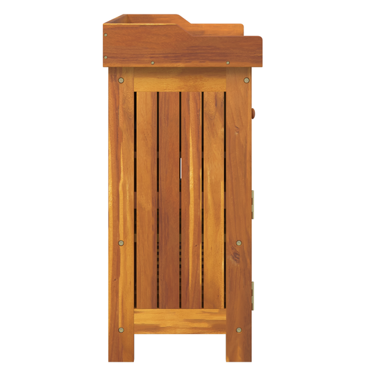 Hageskap med skuff Naturlig 78 x 36,5 x 78cm Solid akasietre