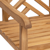 Hagestoler 2 pcs Brun 58 x 60 x 90 cm Heltre teak
