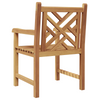 Hagestoler 2 pcs Brun 58 x 60 x 90 cm Heltre teak