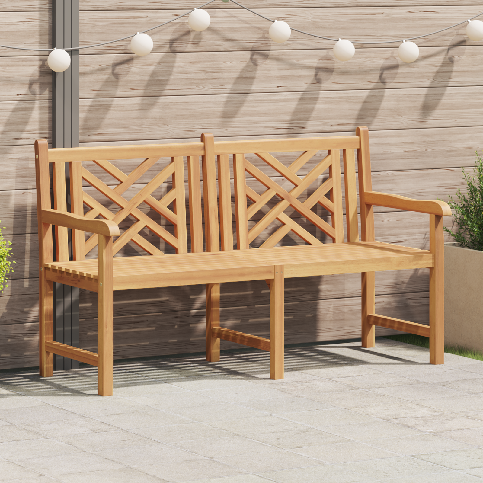 Hagebenk Brun 150 x 60 x 90 cm Heltre teak