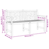 Hagebenk Brun 150 x 60 x 90 cm Heltre teak