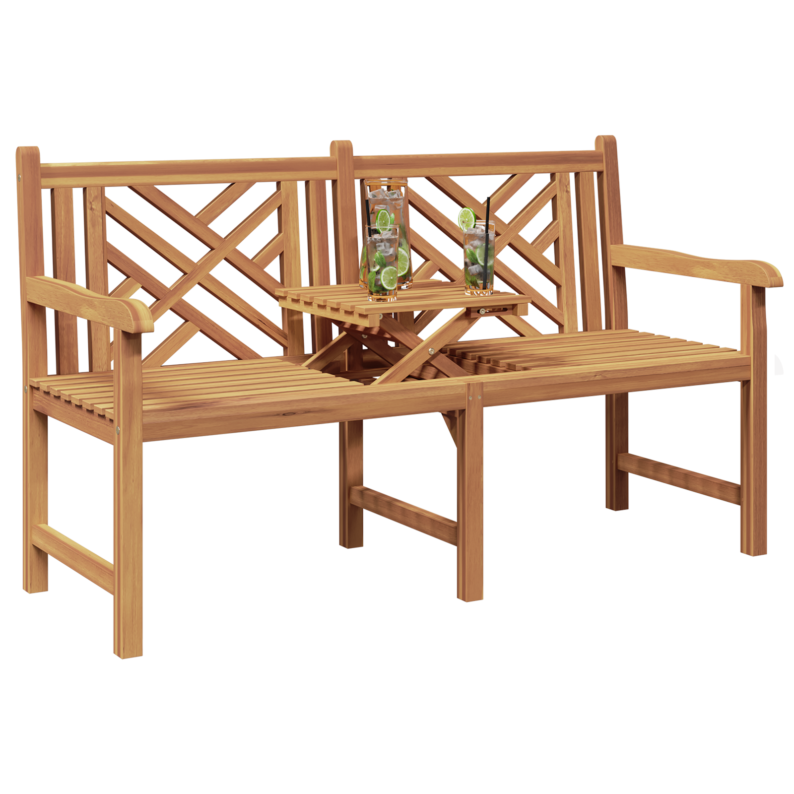 benk Other Brun 150 x 60 x 90 cm Heltre teak