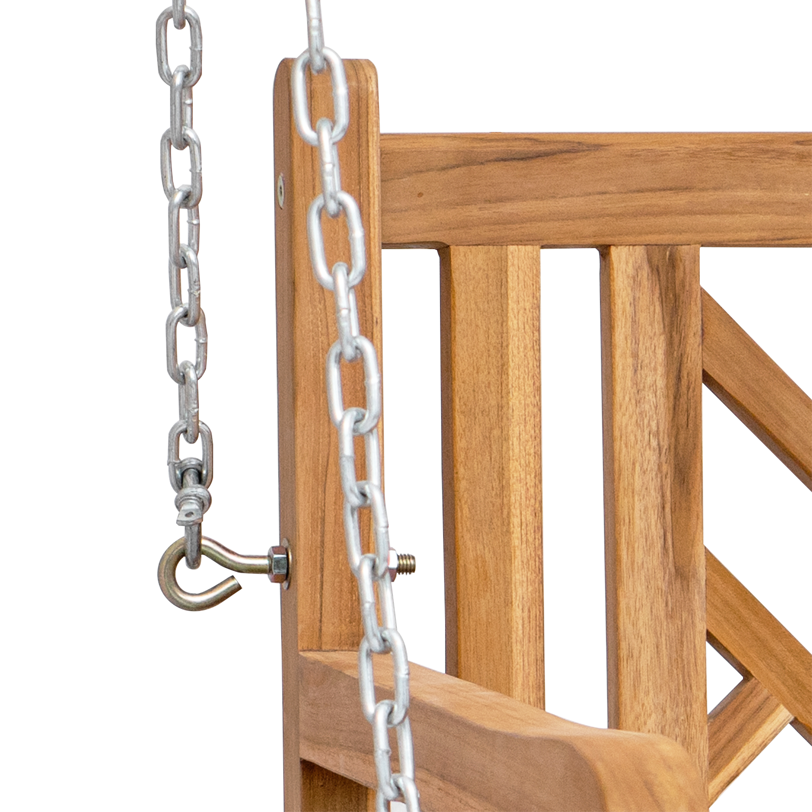 Svingbenk Other Brun 114 x 60 x 64 cm Heltre teak