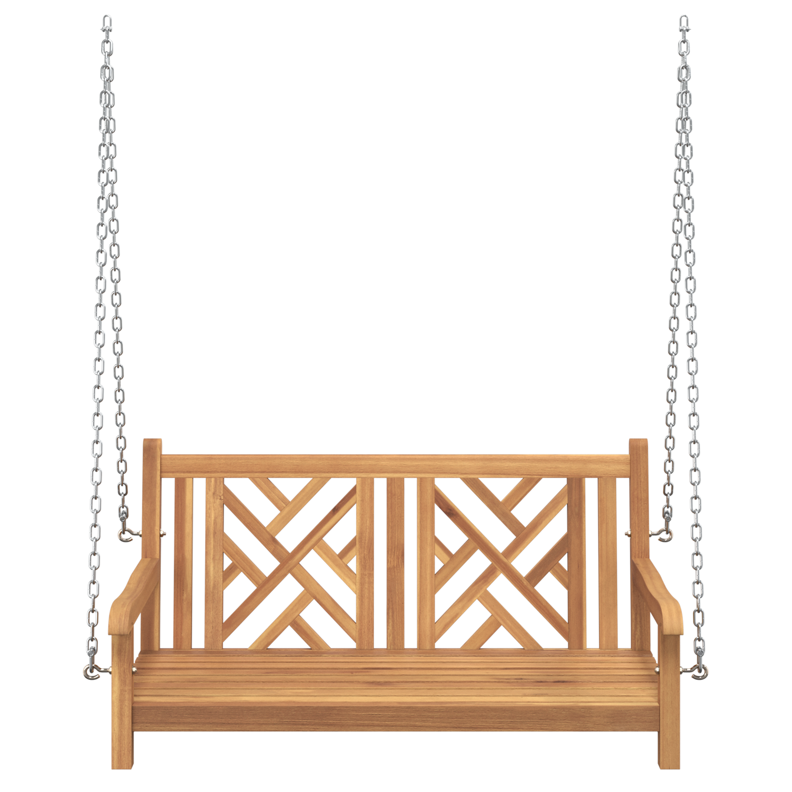 Svingbenk Other Brun 114 x 60 x 64 cm Heltre teak