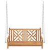 Svingbenk Other Brun 114 x 60 x 64 cm Heltre teak