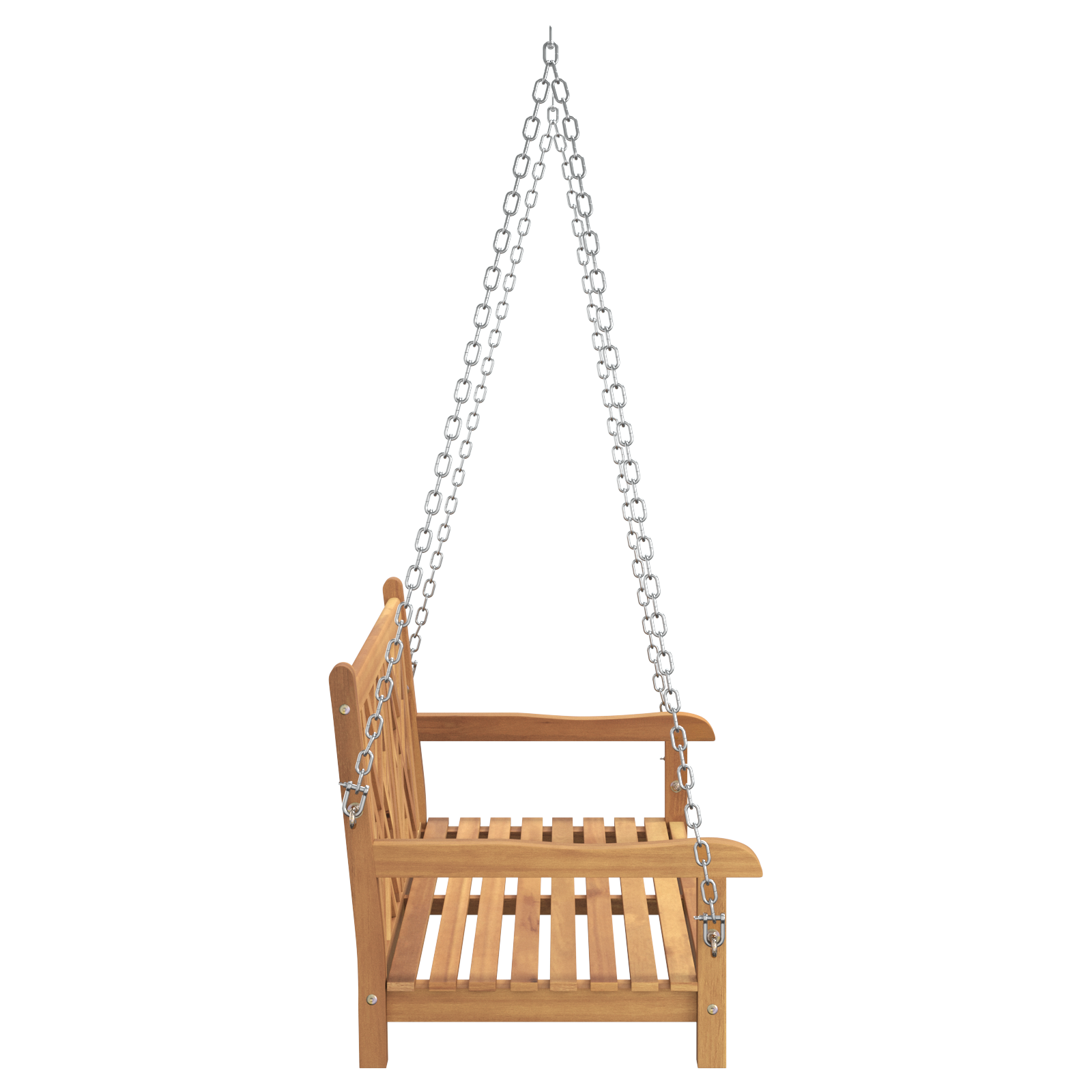 Svingbenk Other Brun 114 x 60 x 64 cm Heltre teak
