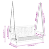 Svingbenk Other Brun 114 x 60 x 64 cm Heltre teak
