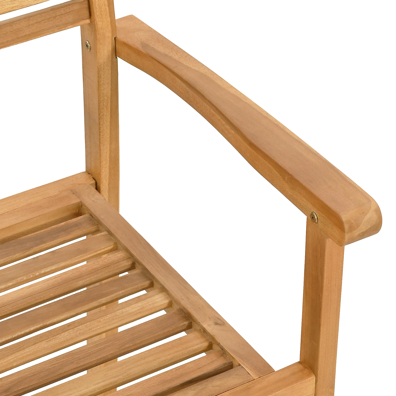 Hage stabelstoler 2 pcs Brun 55.5 x 55.5 x 90 cm Heltre teak