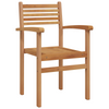 Hage stabelstoler 2 pcs Brun 55.5 x 55.5 x 90 cm Heltre teak