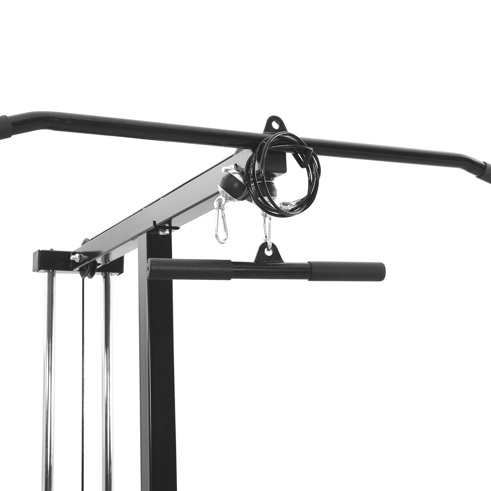 Nedtrekksapparat Svart 110 x 70 x 187 cm Pulverlakkert stål
