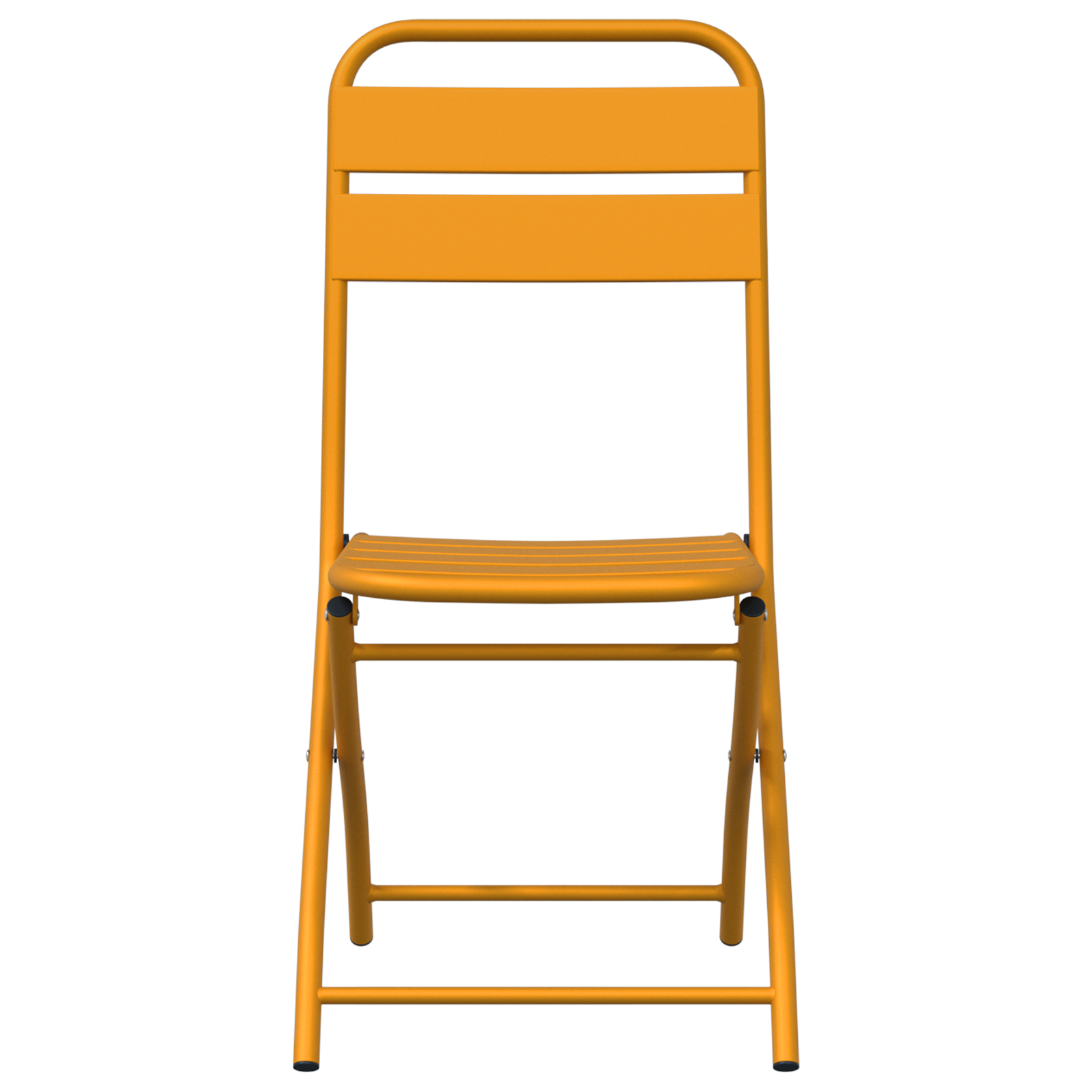 Hage Folding Stol 2 pcs Sennepsgul 55 x 56.5 x 91cm Stål