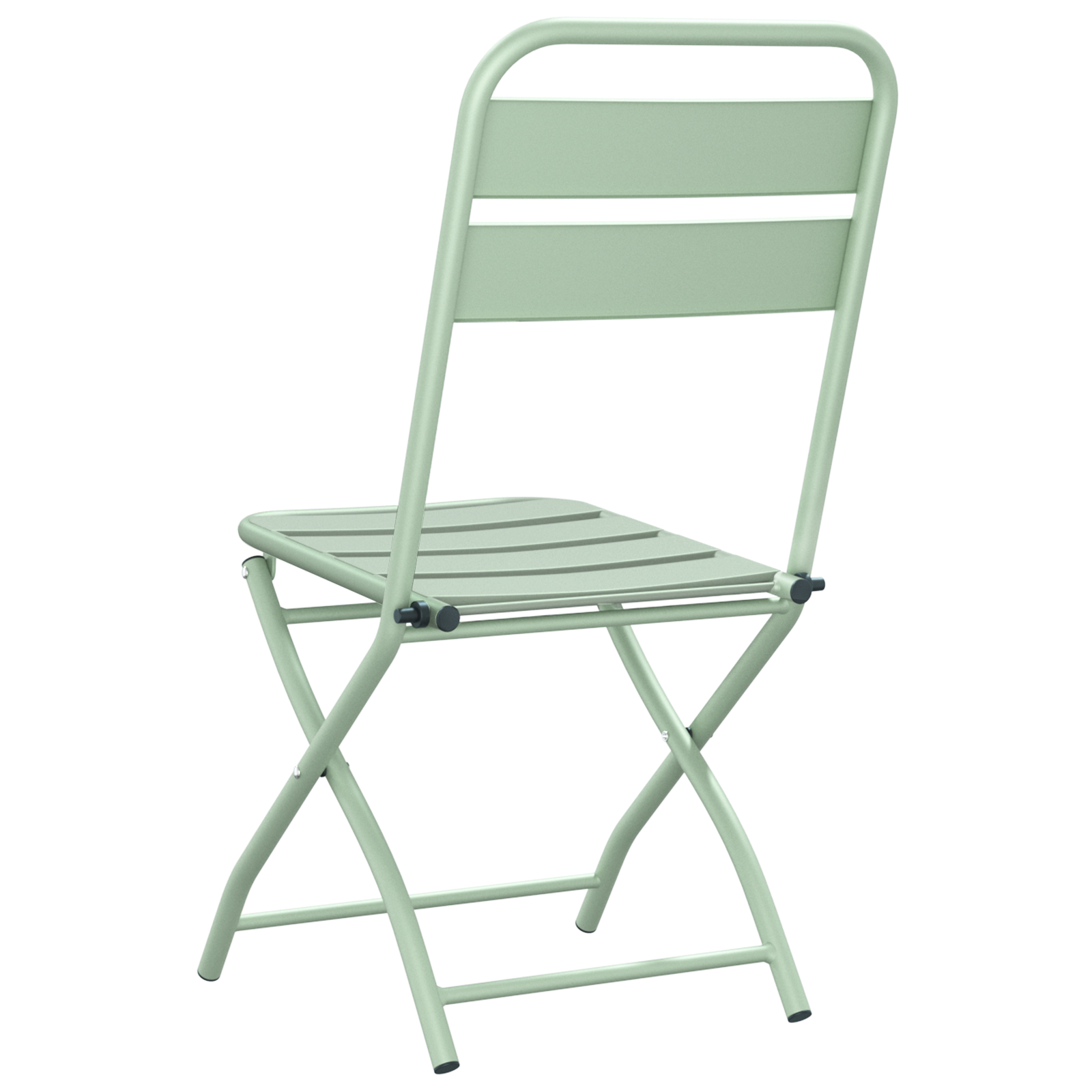 Hage Folding Stol 2 pcs grønn 55 x 56.5 x 91cm Stål