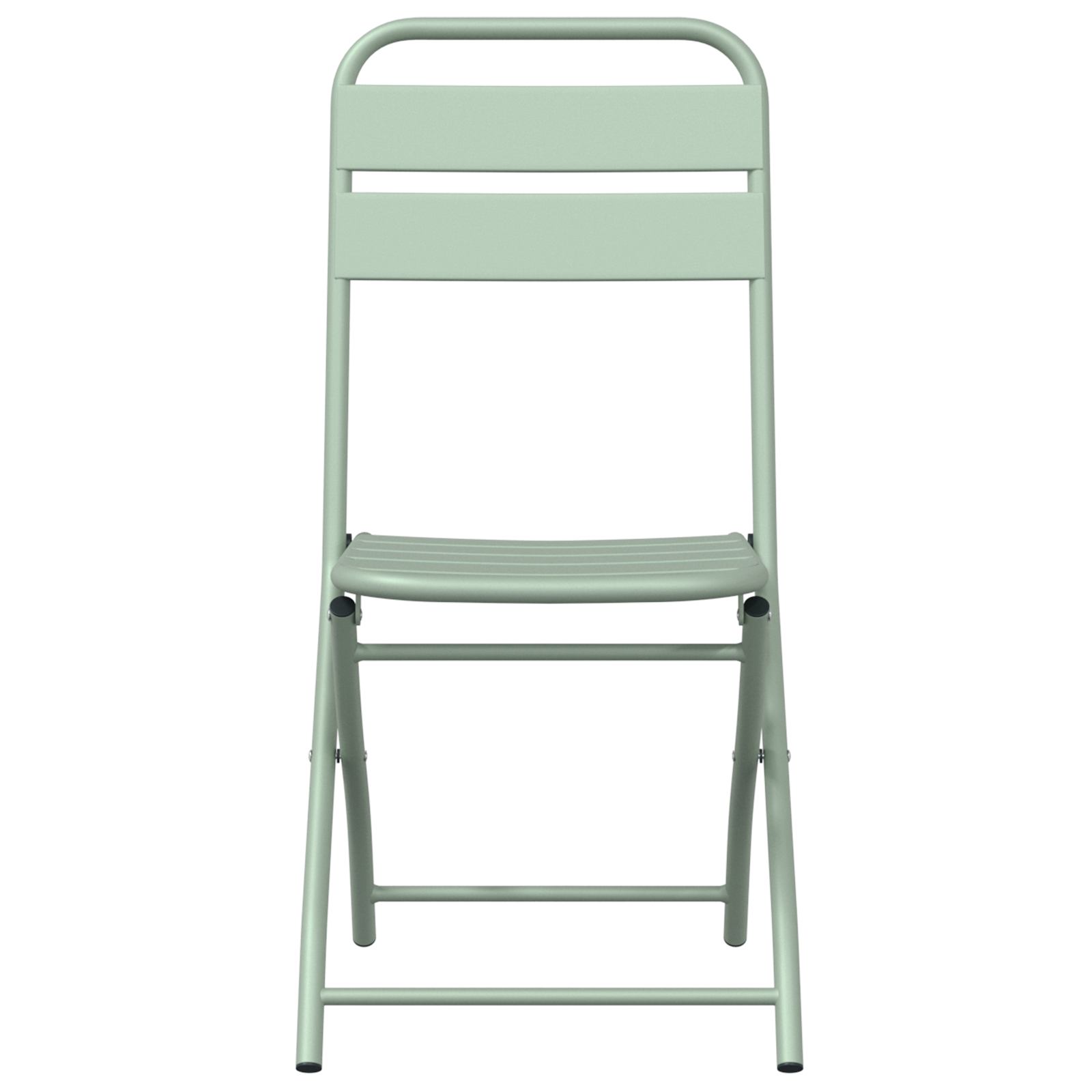 Hage Folding Stol 2 pcs grønn 55 x 56.5 x 91cm Stål