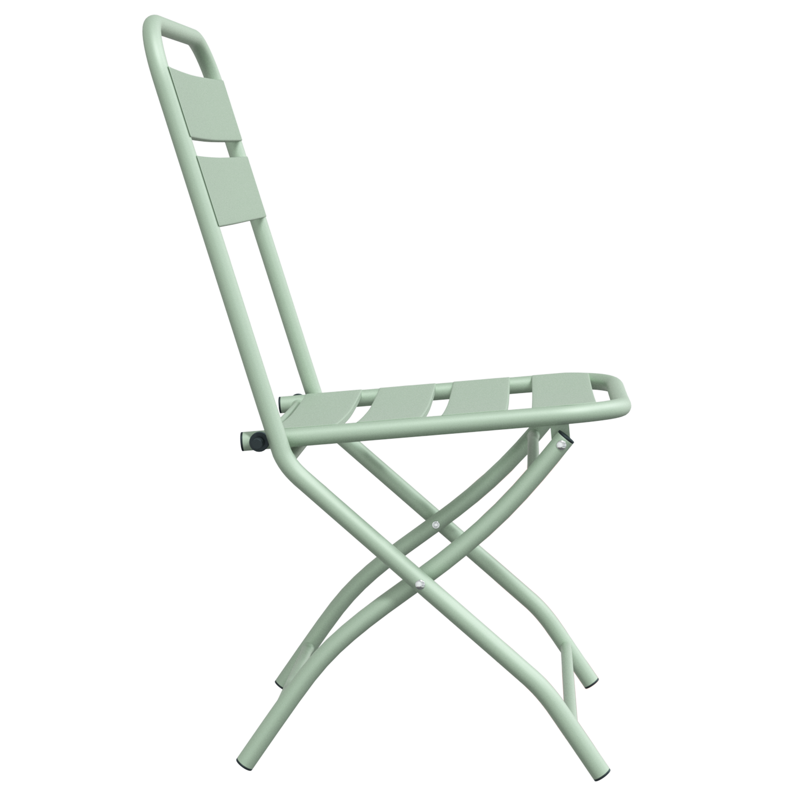 Hage Folding Stol 2 pcs grønn 55 x 56.5 x 91cm Stål