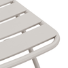 Hage Folding Stol 2 pcs Beige 55 x 56.5 x 91cm Stål