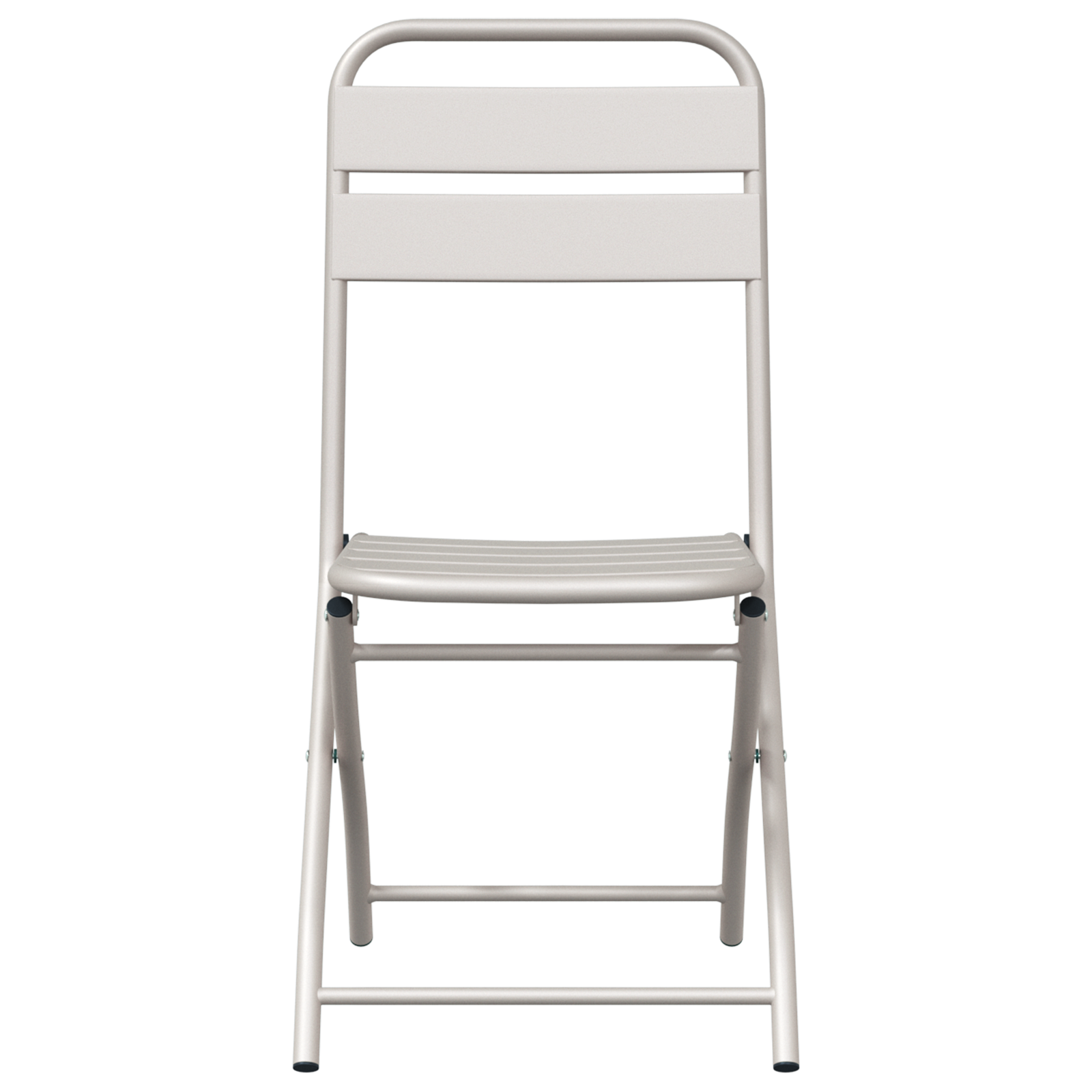 Hage Folding Stol 2 pcs Beige 55 x 56.5 x 91cm Stål
