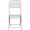 Hage Folding Stol 2 pcs Beige 55 x 56.5 x 91cm Stål