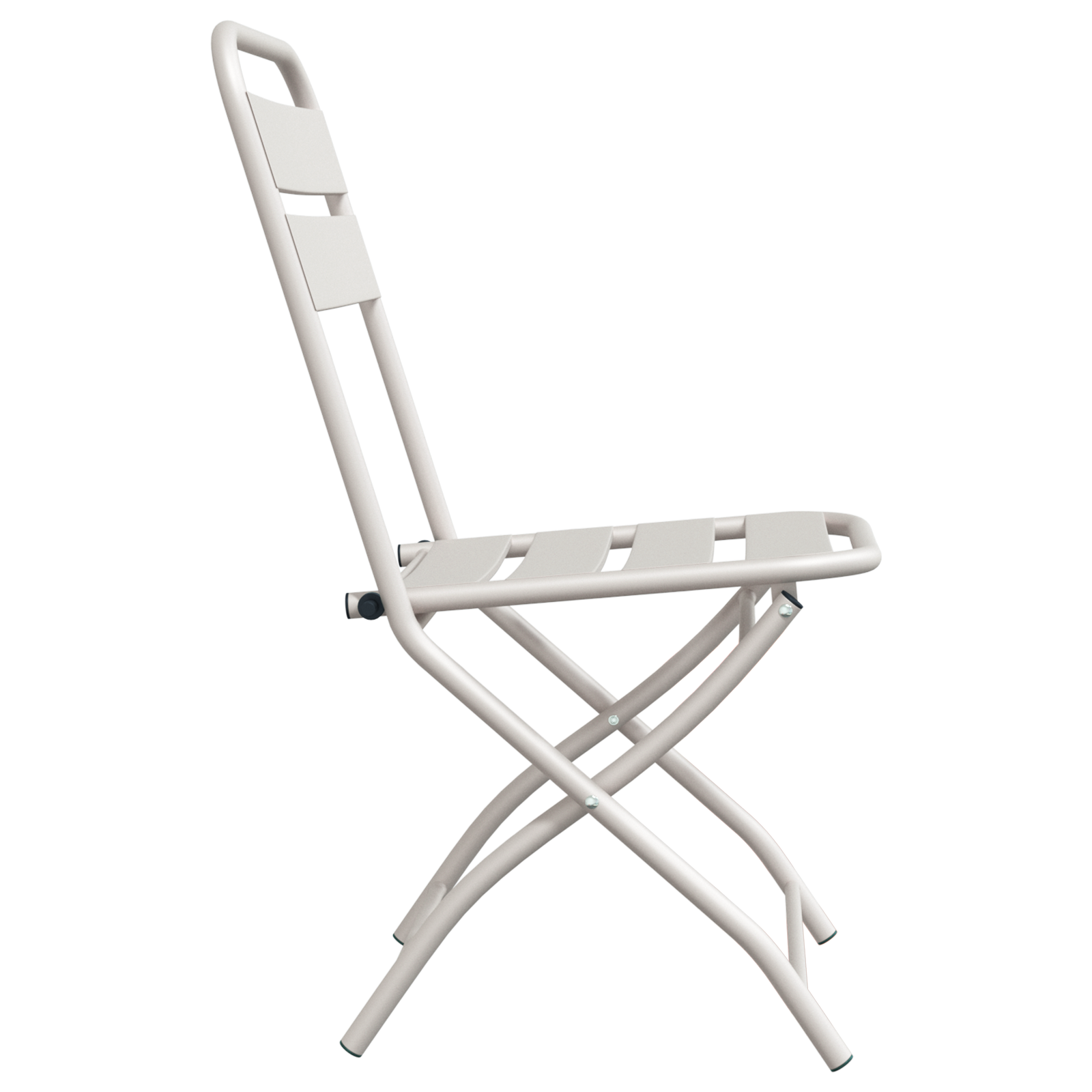 Hage Folding Stol 2 pcs Beige 55 x 56.5 x 91cm Stål