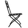 Hage Folding Stol 2 pcs Antrasitt 55 x 56.5 x 91cm Stål