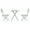 Bistrosett 3 pcs Lys Mynte Stål