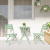 Bistrosett 3 pcs Lys Mynte Stål