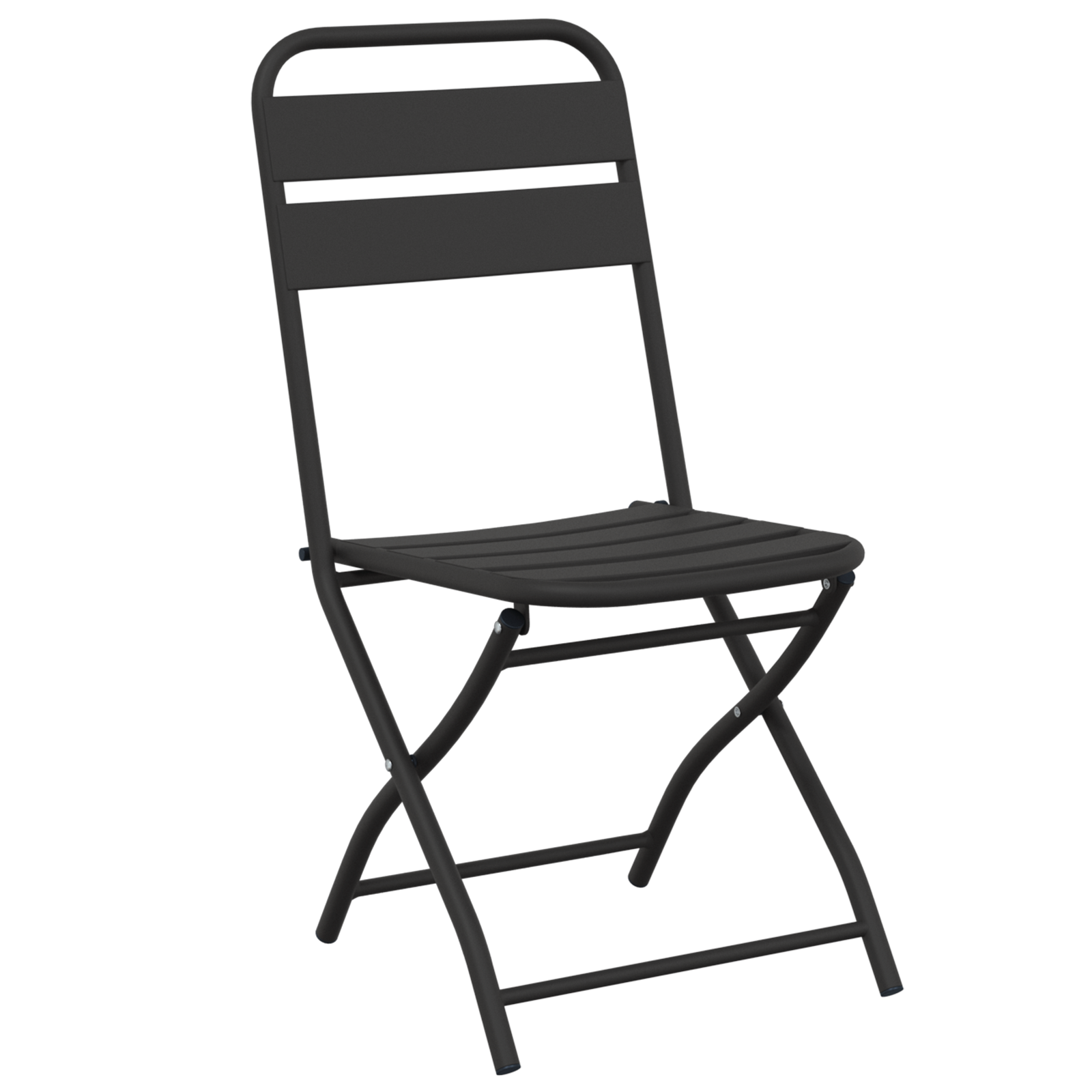 Bistrosett 3 pcs Antrasitt Stål