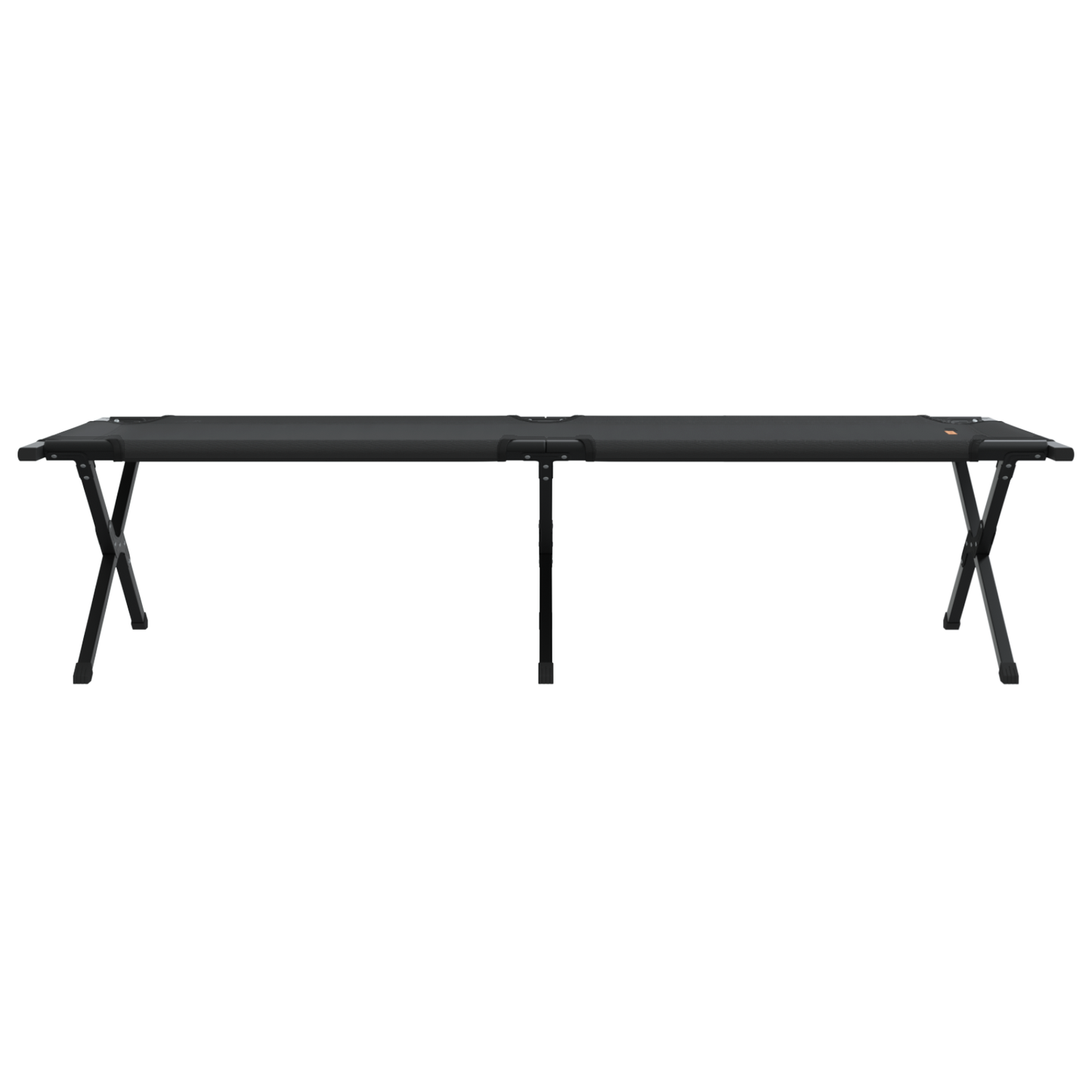 Sammenleggbar camping seng Svart 193 x 69 x 45 cm Oxford-stoff